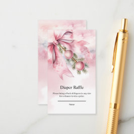 Akvarell Rosa Slinga med Pryl Tilläggskort
