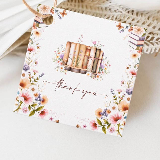 Akvarell Saga En Ny Kapitel Bröllopsfest Gåvor Etiketter (Skapare uppladdad)