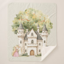Akvarell Sagoprinsessa Whimsical