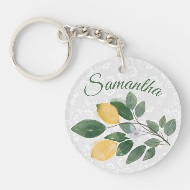 Akvarell sicilianska citroner namn (Framsidan)