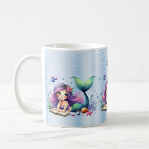 Akvarell Själv Havsliv Söt Vacker Kaffemugg
