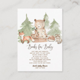 Akvarell Skogs Bok Beställning Ta med en bok Tilläggskort