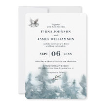 Akvarell Skogsuggla Botanisk Bröllop