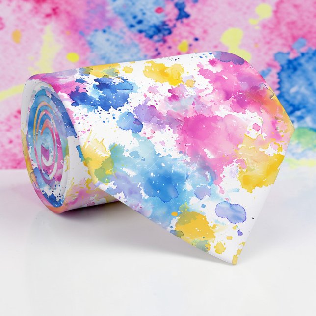 Akvarell skräddarsydd slips (Skapare uppladdad)