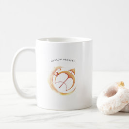Akvarell Skytten Astrologi Stjärntecken | Monogram Kaffemugg