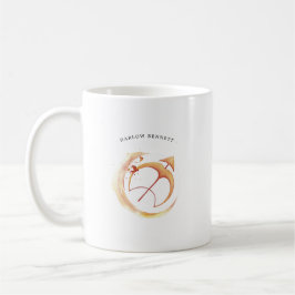 Akvarell Skytten Astrologi Stjärntecken | Monogram Kaffemugg