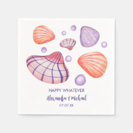 Akvarell Snigelskal Pappersservetter