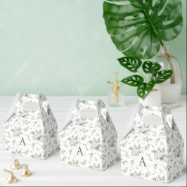 Akvarell Snöbär Vit Ceder Gren Jul Presentaskar