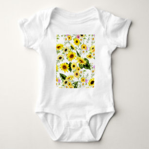 Akvarell Solros 7 T Shirt