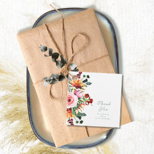 Akvarell Solros Bouquet Bröllop Tack   Gåvor Etiketter