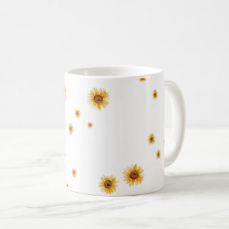 Akvarell Solrosor Kaffemugg