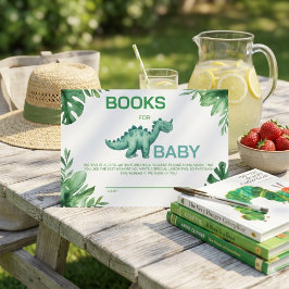 Akvarell Söt Dinosaurieböcker för Baby Insert Tilläggskort