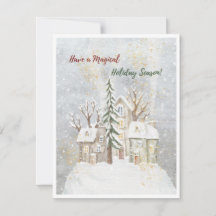 Akvarell söta magiska