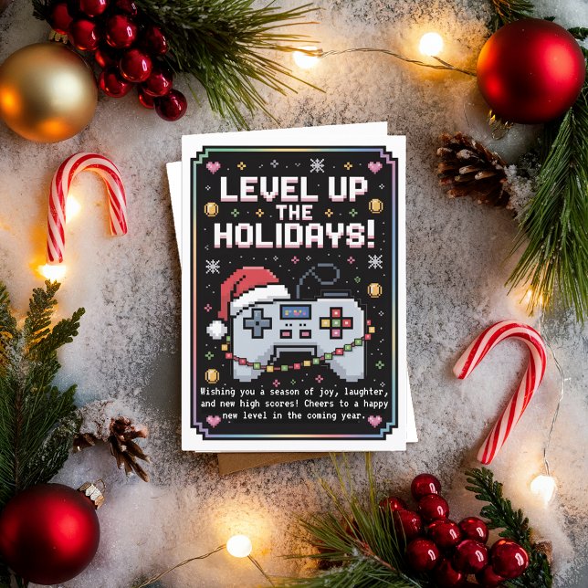 Akvarell Spelande Spelare Julkort Helgkort (Skapare uppladdad)