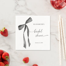 Akvarell Svart Kokett Slöja Bröllopsfest