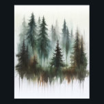 Akvarell Träd Rustik Naturlig Väggkonst<br><div class="desc">Anpassa med valfri text. Matchande föremål finns tillgängliga.</div>