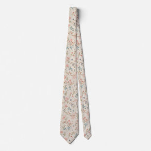 akvarell Trädgårdsblommor Vildblomma Vår Äng Slips