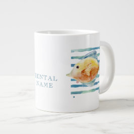 AKVARELL TROPISK FISK SEMESTERUTHYRNING JUMBO MUGG