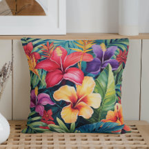 Akvarell Tropisk Paradis