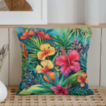 Akvarell Tropisk Paradis