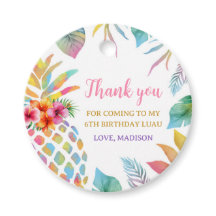 Akvarell Tropisk Pineapple Tack