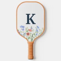 Akvarell Vildblomma Monogram 