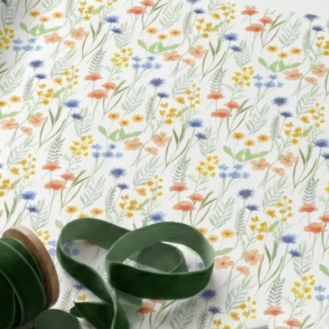 Akvarell Vildblomma  Presentpapper (Skapare uppladdad)