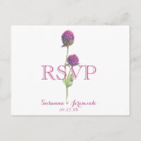Akvarell Vildblomma Rosa Blommig Svarsalternativ f