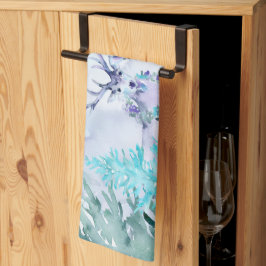 Akvarell Vinterlandskap God Jul Kökshandduk