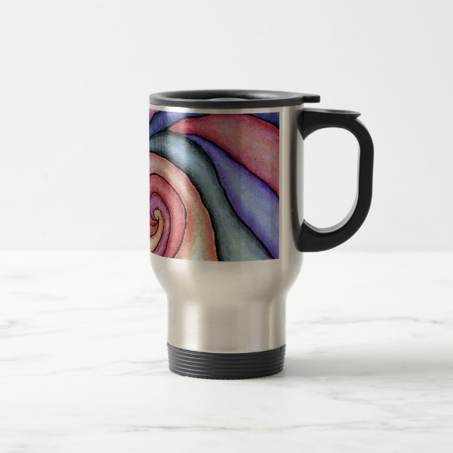 Akvarell virvel resemugg (Höger)