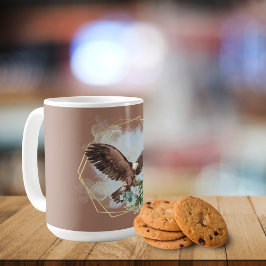 Akvarell Vitörn Inramad Bukett Kaffemugg
