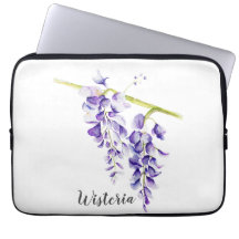 Akvarell Wisteria Botanisk