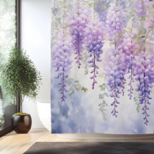 Akvarell Wisteria Viskar