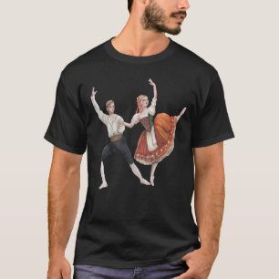 Akvarellballerina t shirt