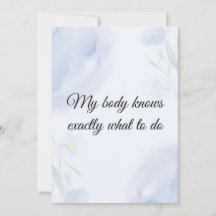 Akvarellblommig medveten affirmationskonst