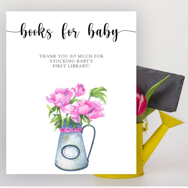 Akvarellblommor - böcker för bebis poster (Skapare uppladdad)