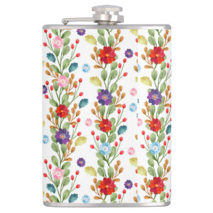 Akvarellblommor Färgrik Mönster-67488 Fickplunta