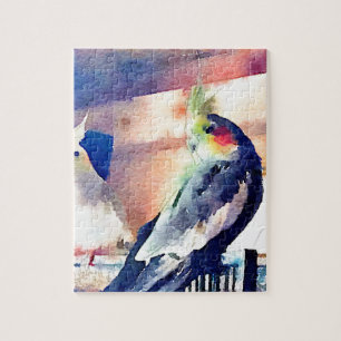 AkvarellCockatiel Pussel
