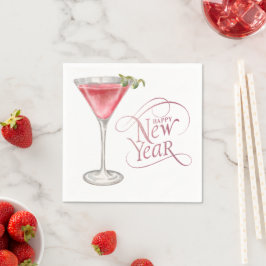 Akvarellcocktail Pappersservett