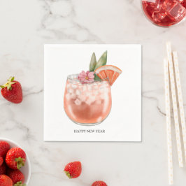Akvarellcocktail Pappersservett