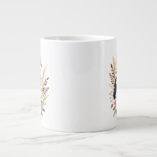 Akvarellfågel Jumbo Mugg