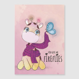 Akvarellgiraff
