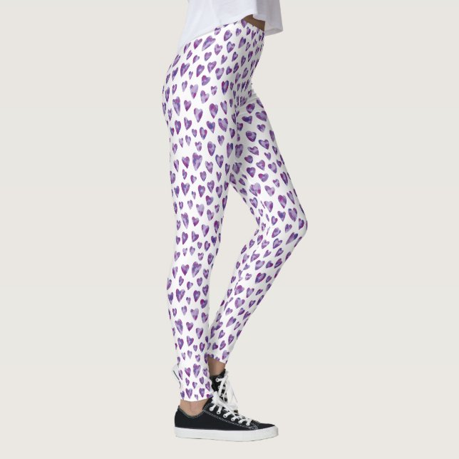 Akvarellhjärta Leggings (Höger)