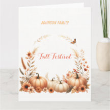 Akvarellillustration Höstfest