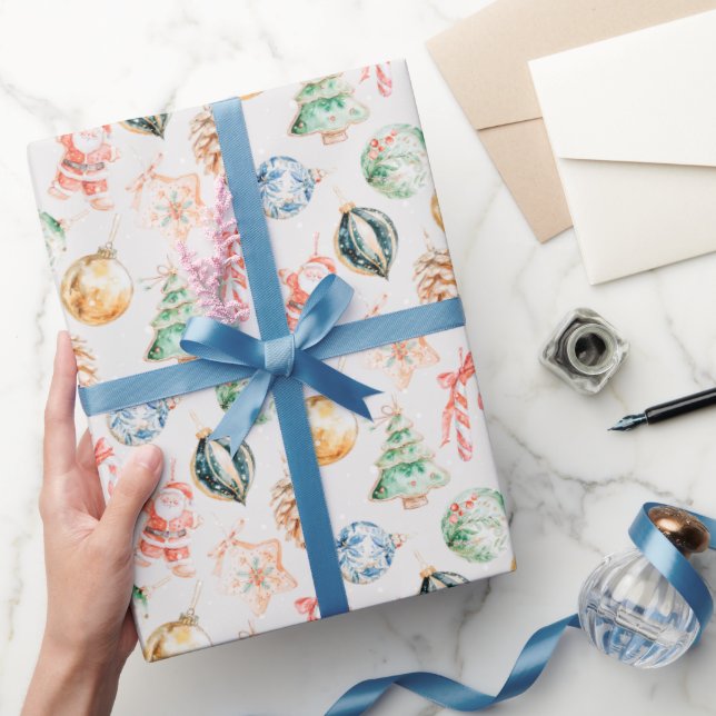 Akvarelljuldekorationer Presentpapper (Gifting)