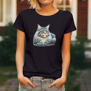 Akvarellkatt T Shirt