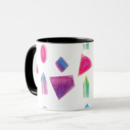 Akvarellpärlor Färgrik Galaxfärg Mugg