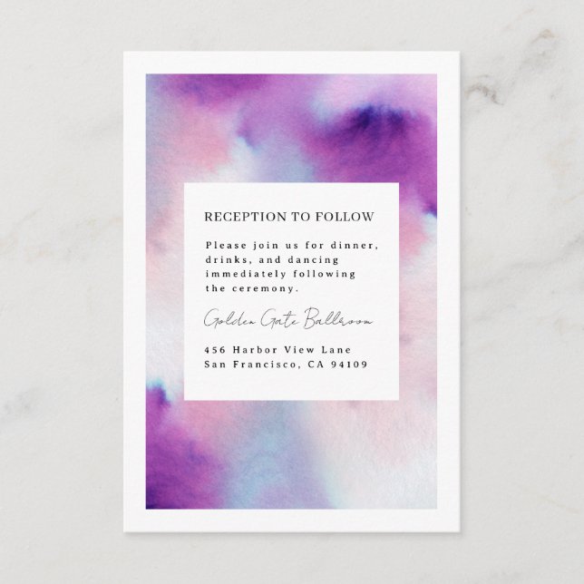 Akvarellram Tilläggskort (Framsida)