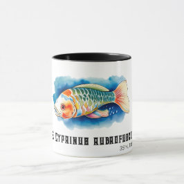 Akvarellserie: Koi-fisk Mugg