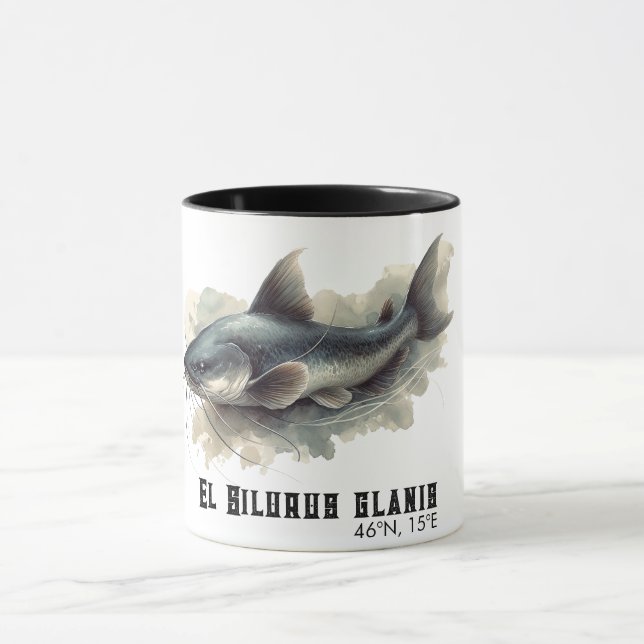 Akvarellserie: Malfisk Mugg (Center)